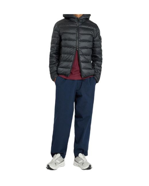 Moncler Black Najan Quilted Hooded Shell Jacket for men