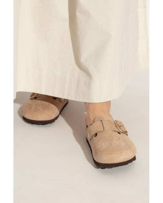 Birkenstock Brown Logo Muller Shoes