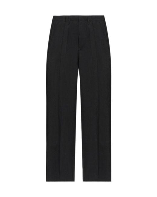 Maison Margiela Black Casual Trousers With Belt Loops for men