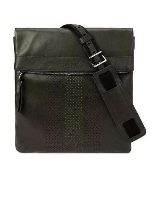 Bally Black Logo Shoulder Bag for men