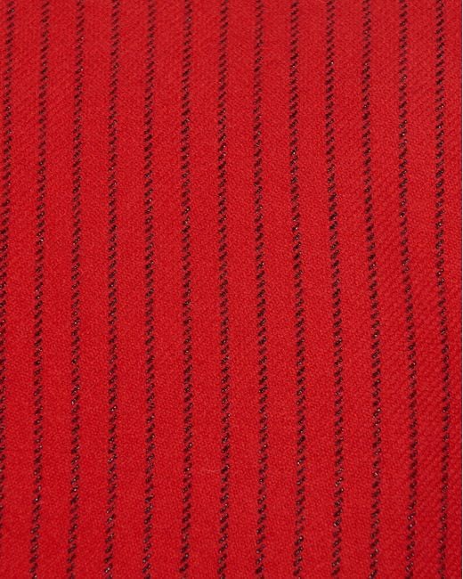 Saint Laurent Red Pinstripe-Pattern Single-Breasted Blazer for men