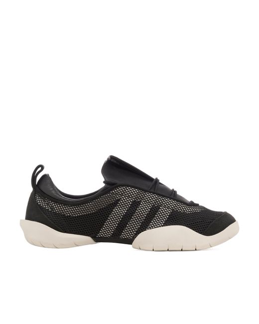 Y-3 Black Regu Lace-Up Sneakers for men