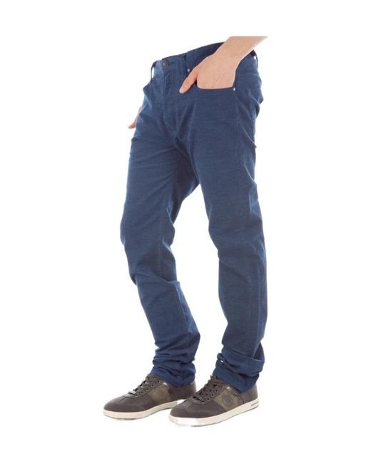 Armani Jeans Blue Logo Jeans for men