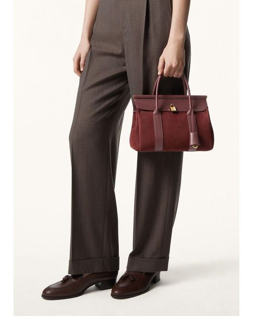 Loro Piana Red Loom Bag L25