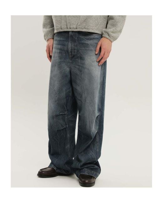 1989 STUDIO Blue Wide-Leg Jeans for men