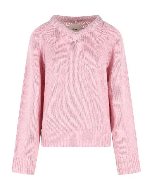 Lisa Yang Pink Long-Sleeved Sweater