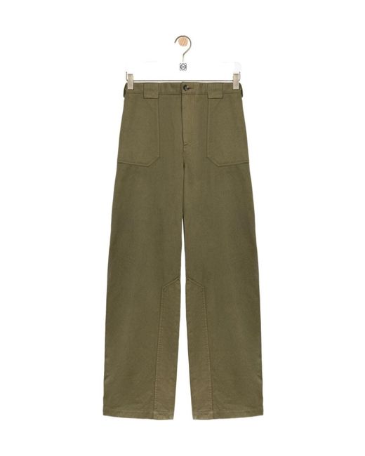 Loewe Green Belt Loop Casual Pants for men