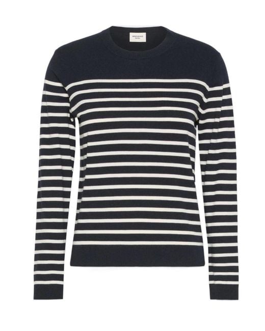 Weekend by Maxmara Blue Silk And Wool Yarn Sweater