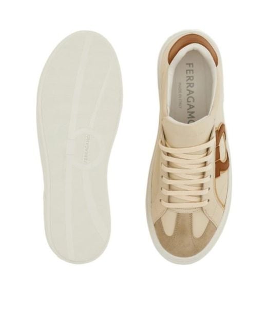 Ferragamo Multicolor Gancini Sneaker for men