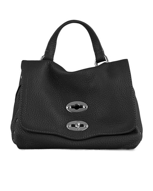 Zanellato Black Top Handle Shoulder Bag