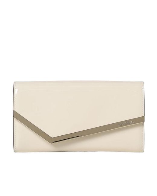 Jimmy Choo Natural Chain Linked Clutch Bag