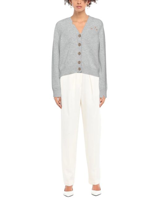 Maison Margiela Gray Long Sleeves Cardigan