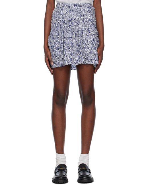 Isabel Marant Black Isabel Marant Étoile Allover Printed Skirt