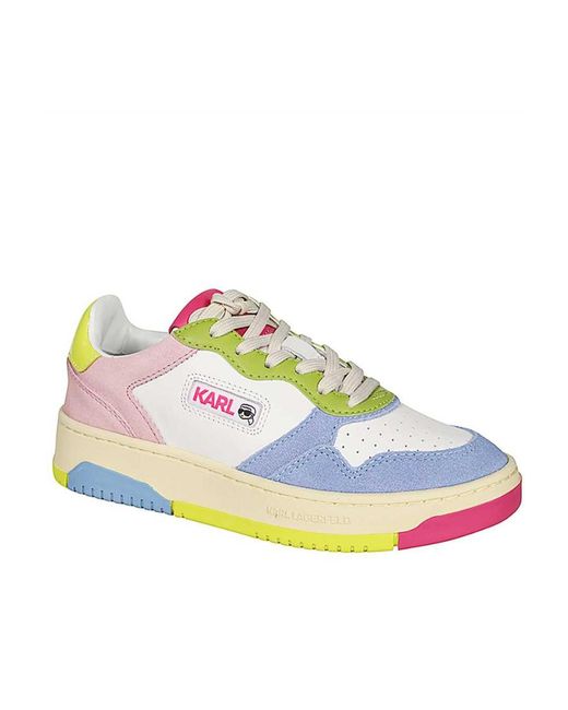 Karl Lagerfeld Green Krew Kl Kounter Sneakers