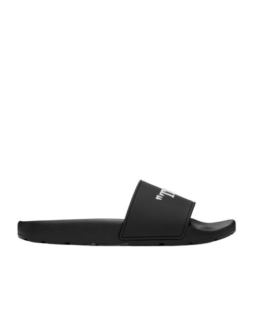 Off-White c/o Virgil Abloh Black Text-Embellished Slides for men