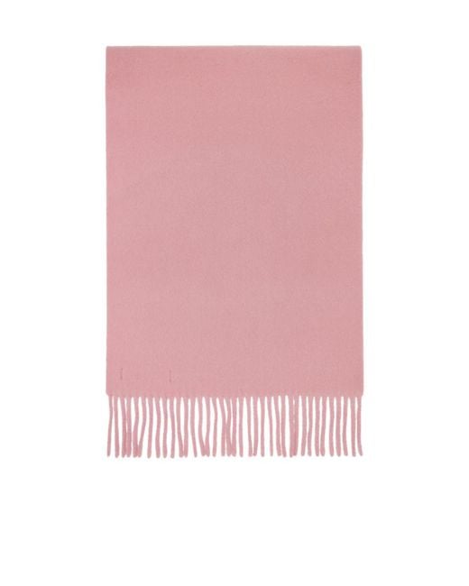 Y. Project Pink Chain-Detailed Knitted Fringed Scarf