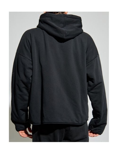 MM6 by Maison Margiela Blue Drawstring Hoodie for men