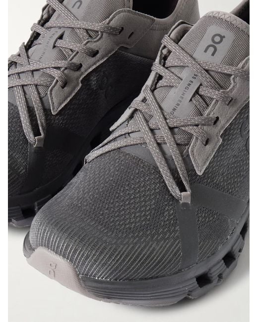 On Shoes Gray Cloud X 4 Ad Sneakers