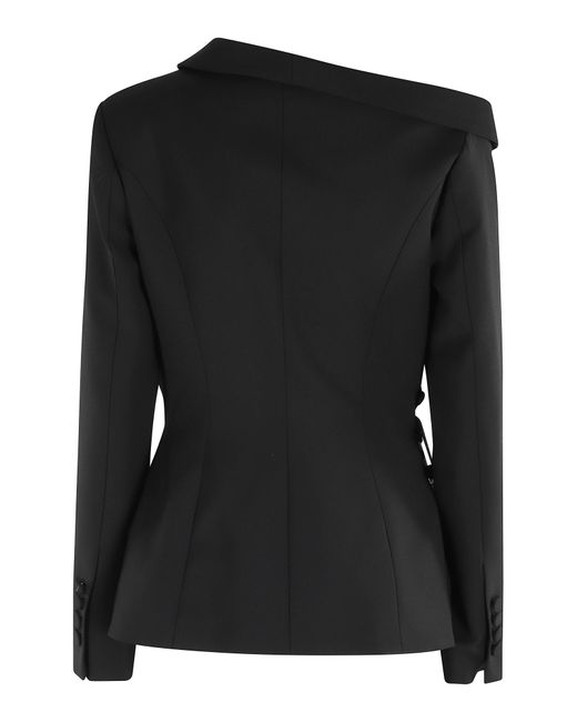 GIUSEPPE DI MORABITO Black Asymmetrical Blazer