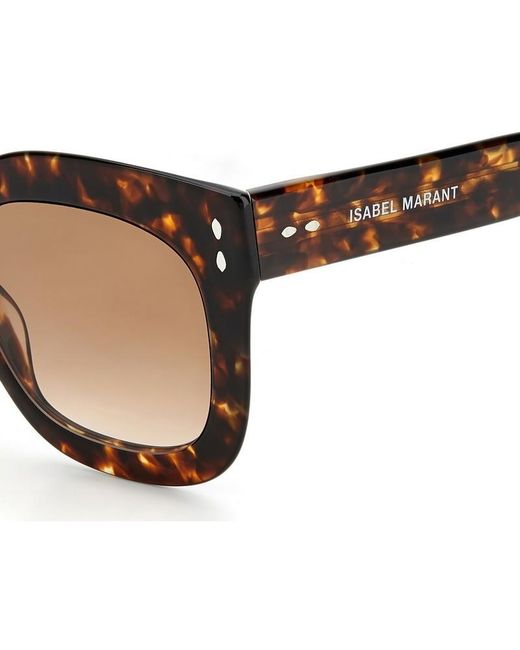 Isabel Marant Metallic Steffy Cat-Eye Frame Sunglasses