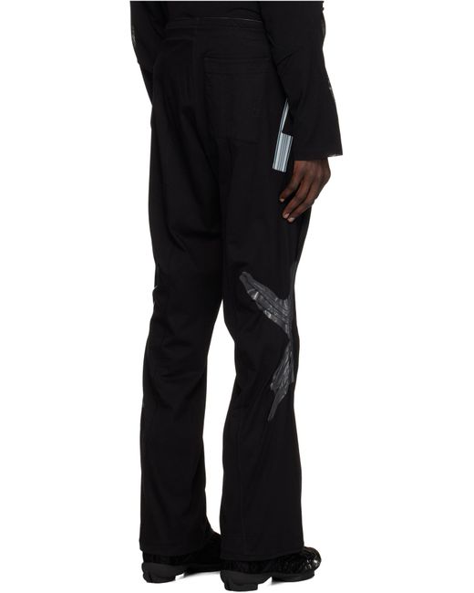 Kiko Kostadinov Black Alec K-Dart Jersey Sweatpants for men