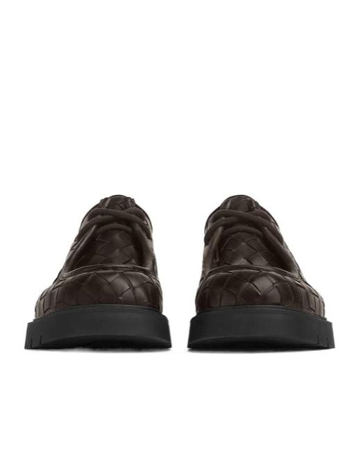 Bottega Veneta Brown Haddock Lace-Up Shoes for men