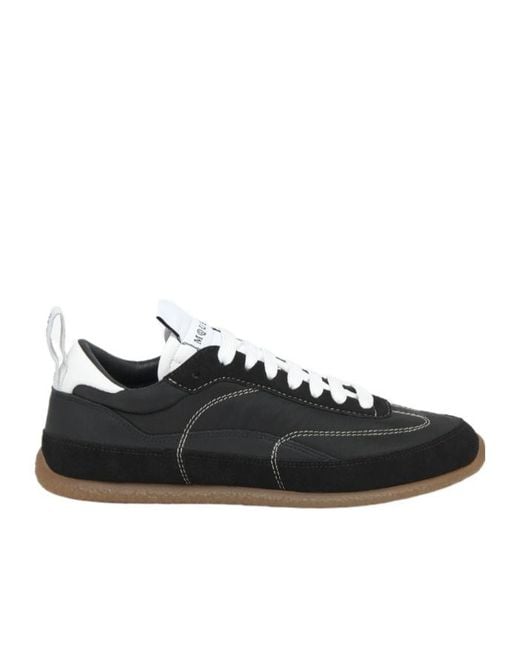 McQueen Black Ec1 Lace-Up Sneakers for men