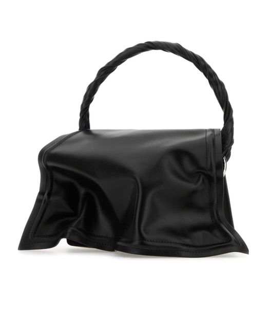 Y. Project Black Foldover Top Tote Bag