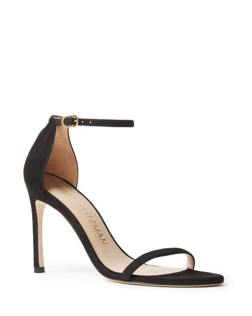 Stuart Weitzman Multicolor High-Heeled Sandals With Single-Loop Straps
