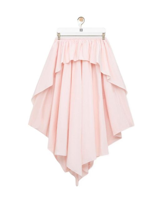Loewe Pink Asymmetrical Skirt