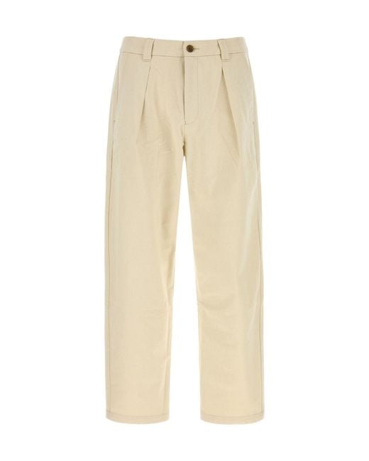 A.P.C. Natural Renato Pleated Pants for men