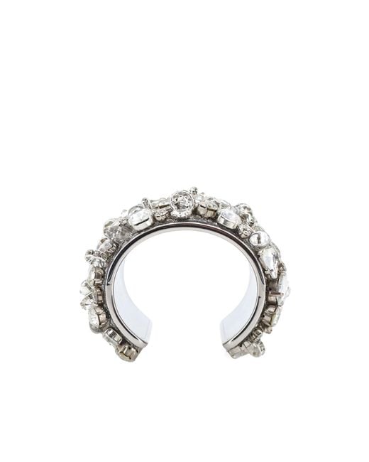 Dries Van Noten White Embellished Bracelet