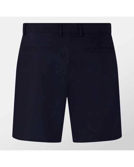 Boss Blue Slim-Fit Simple Shorts for men