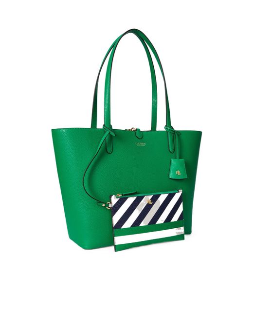 Ralph Lauren Green Reversible Tote Bag