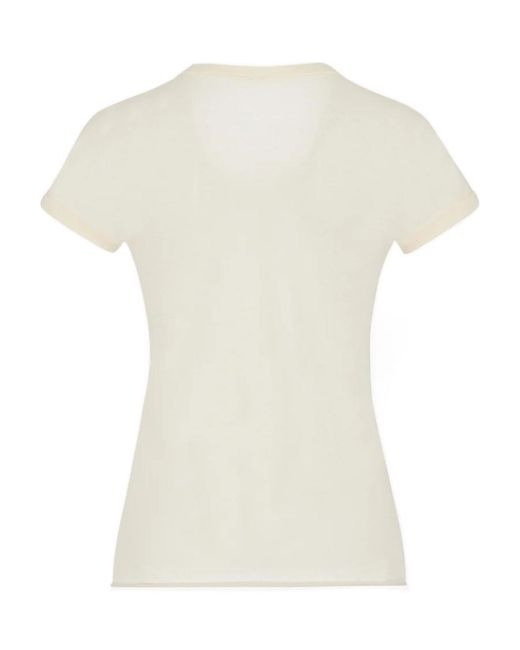The Row White Analyn Cashmere T-Shirt