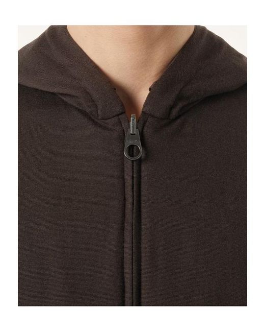 Loro Piana Brown Hooded Bomber for men