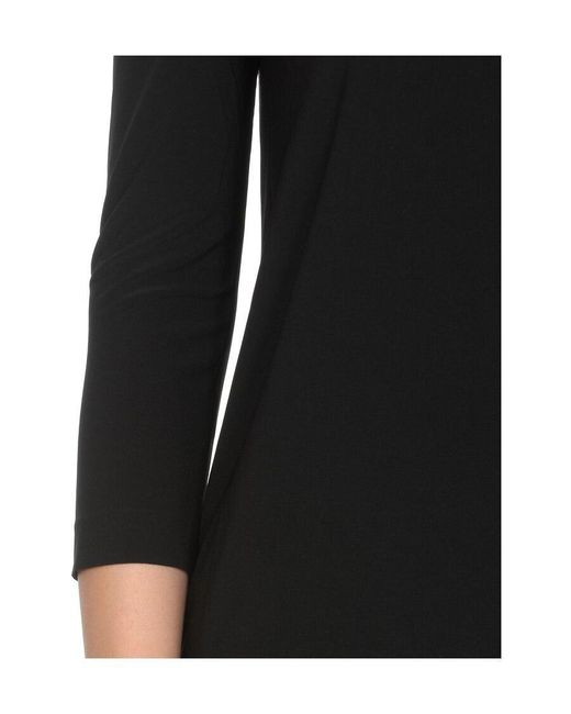 Norma Kamali Black Off-Shoulder Slim-Fit Blouse