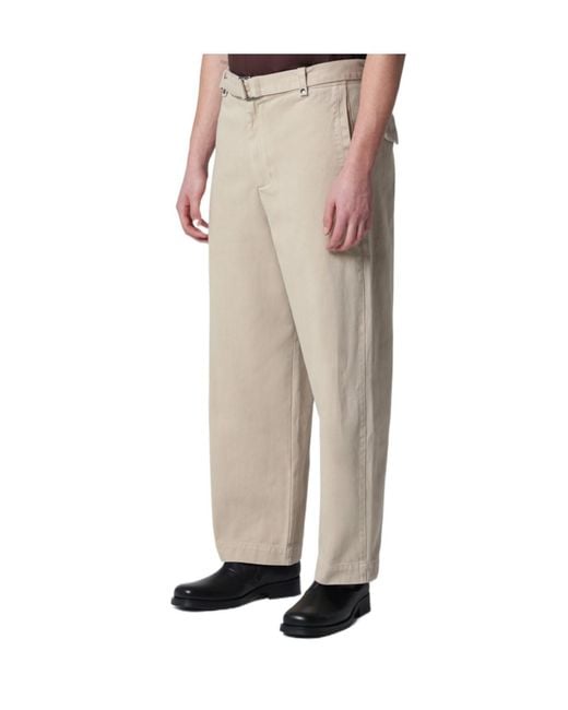Entire studios Brown Casual Pants With Belt Loops for men