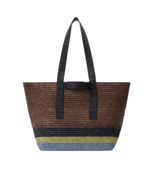 Loewe Brown Fold Shopper Bag