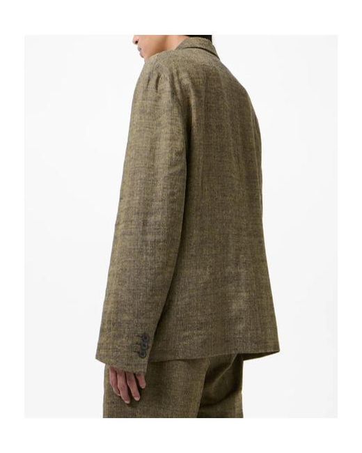 Our Legacy Green Halt Double-Breasted Blazer for men