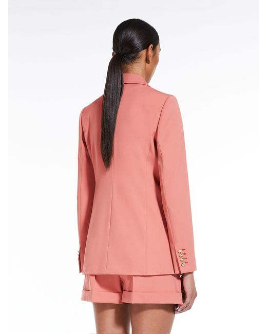 Max Mara Pink Long Sleeved Suit Jacket