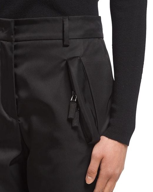 Prada Black Re-Nylon Convertible Pants