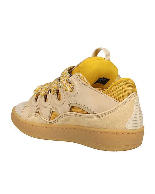 Lanvin Natural Laced Sneakers