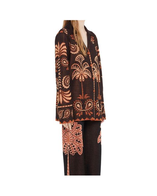 Alanui Brown Wild Wonder Shirt