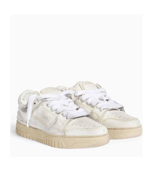 1989 STUDIO White Perforated Low-Top Sneakers for men