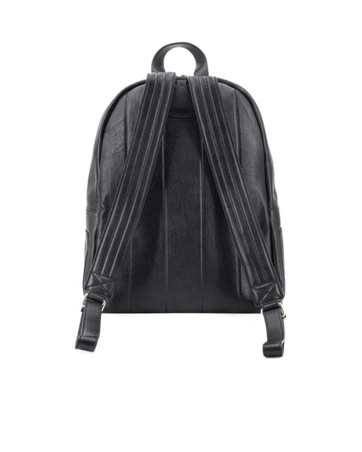 Orciani Black Lagoon Logo Lettering Backpack for men