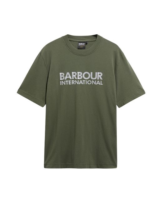Barbour Green Logo Short-Sleeve T-Shirt for men