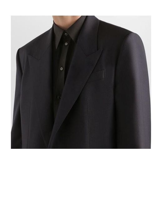 Dolce & Gabbana Black Single-Breasted Sicilia Jacket for men