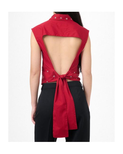 Our Legacy Red Girdle Top