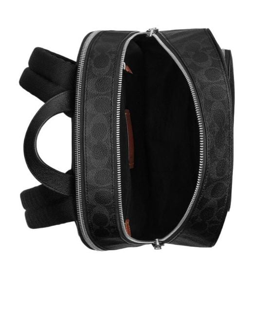 COACH Black Wade Backpack for men